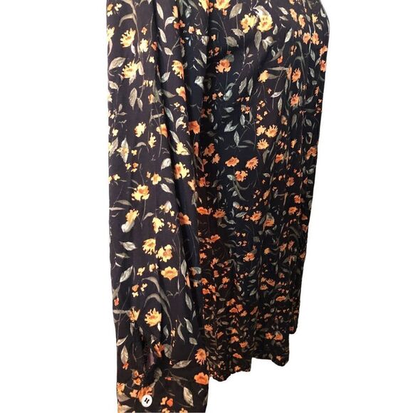 Polo Live black and orange ditzy floral shirt dress - Picture 5 of 12